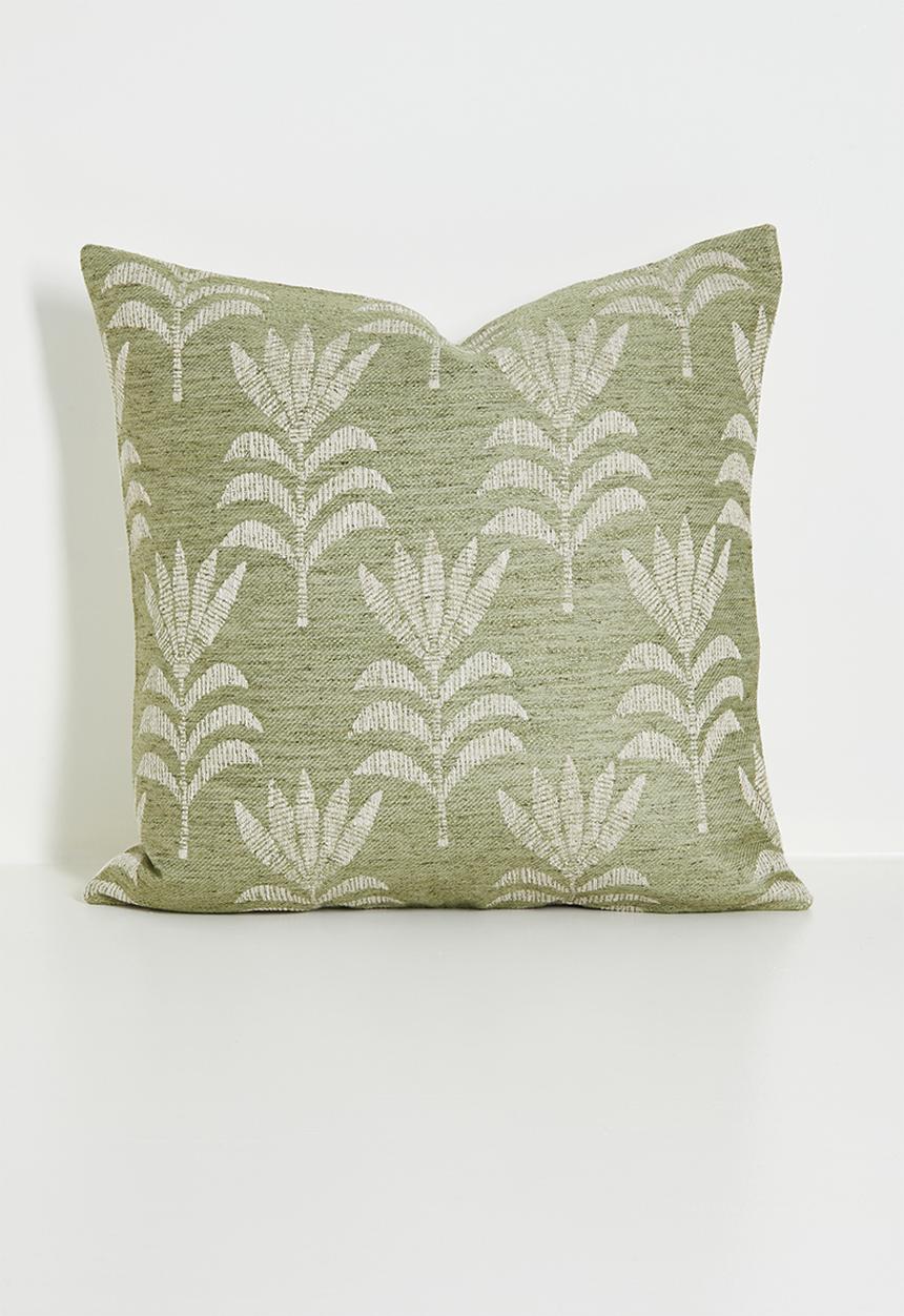 Hertex Fabrics - Wilderness jade cushion cover - Olive