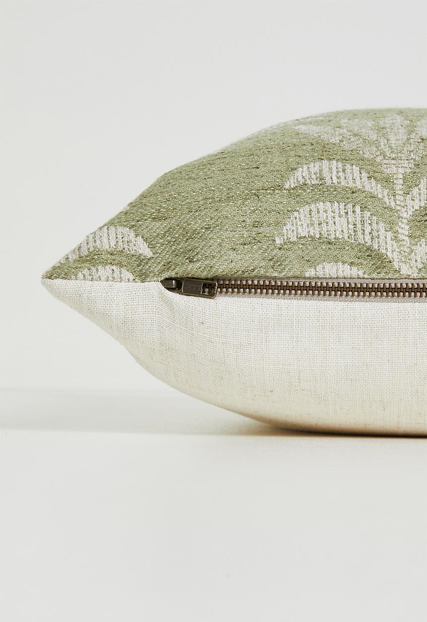 Hertex Fabrics - Wilderness jade cushion cover - Olive
