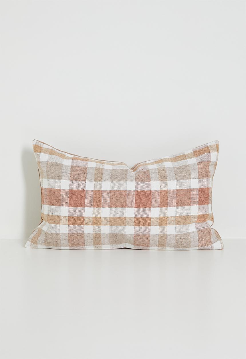 Hertex Fabrics - Rose traveller cushion cover - Natural