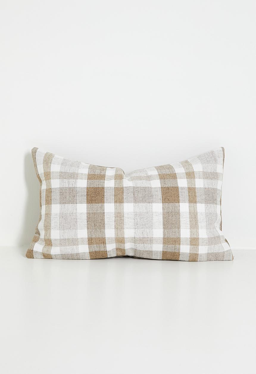 Hertex Fabrics - Dukkah traveller cushion cover - taupe