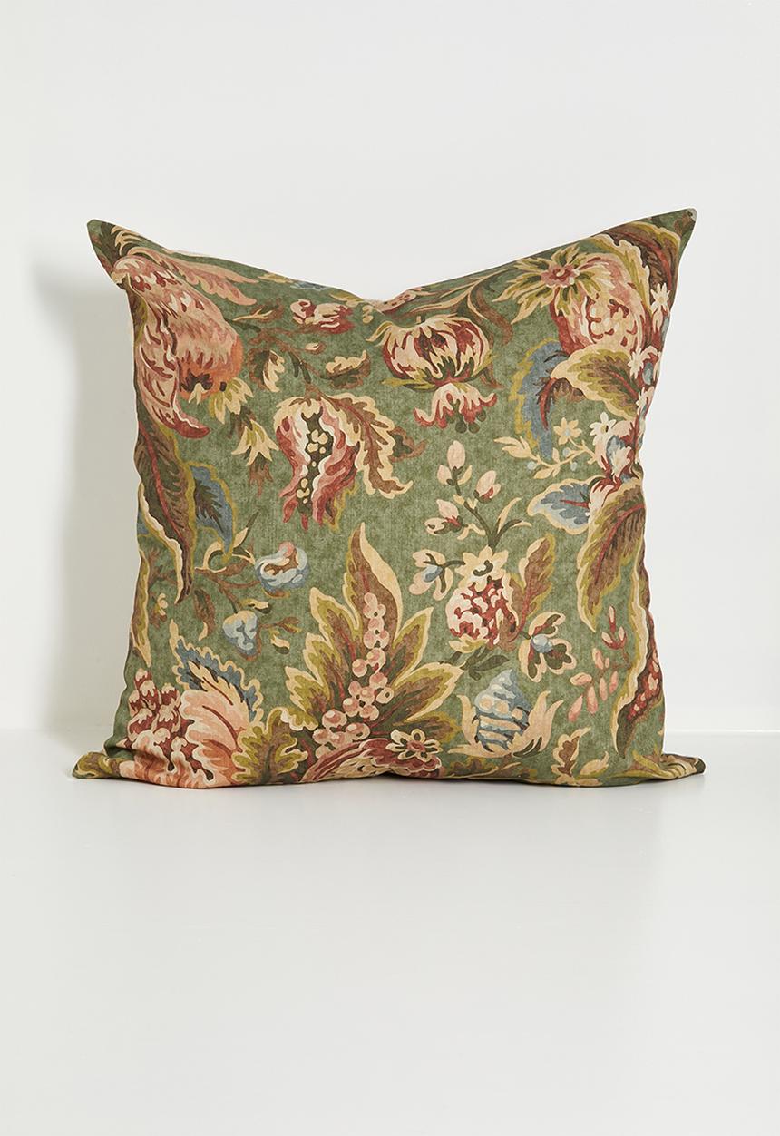 Hertex Fabrics - Reimagined magnolia cushion cover - multi