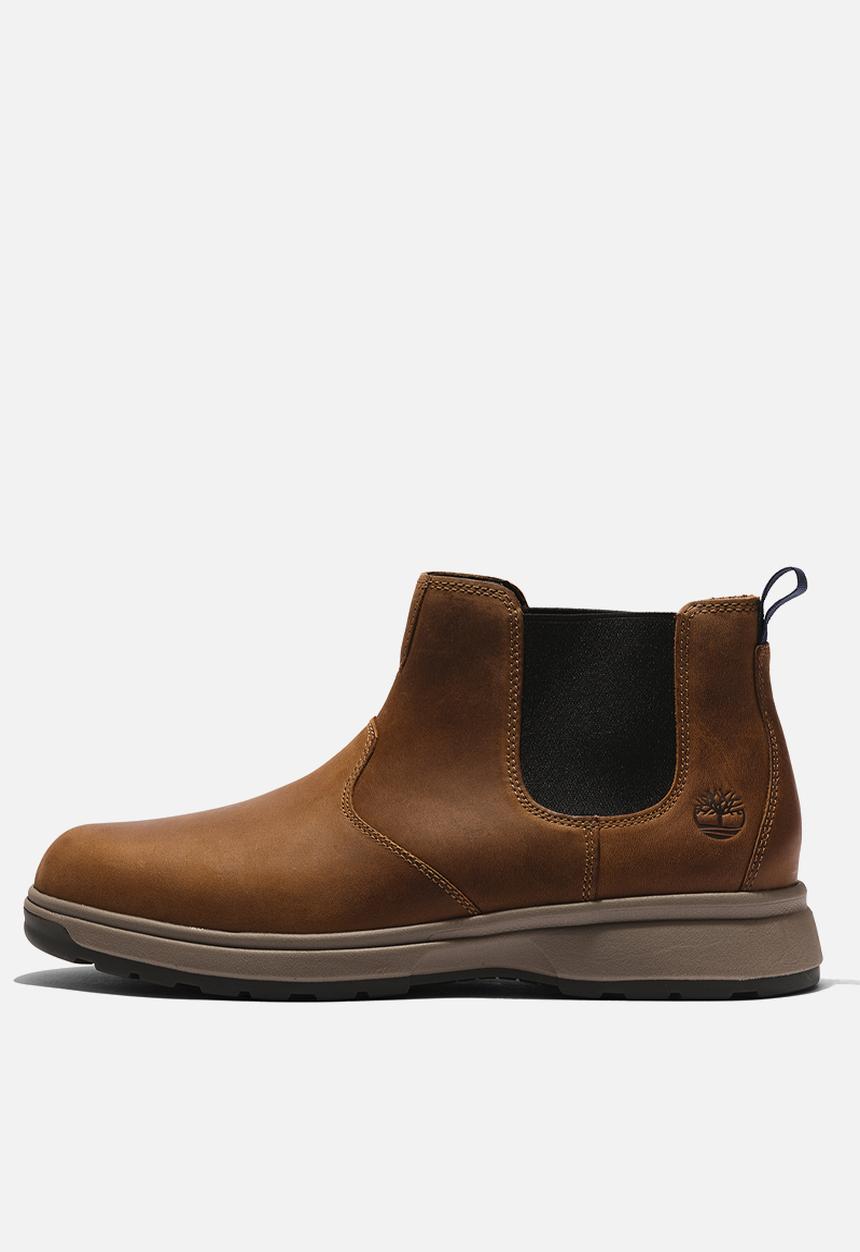 Timberland - Atwells Ave Mid Chelsea Boot - Brown leather