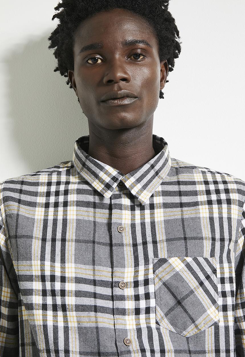 Brave Soul - Shirts - Mid Grey