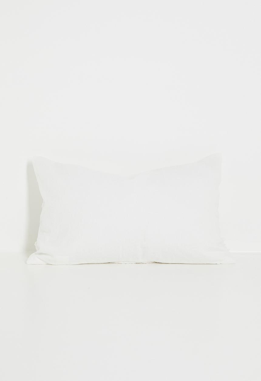 Sixth Floor - Chenille cushion cover - White