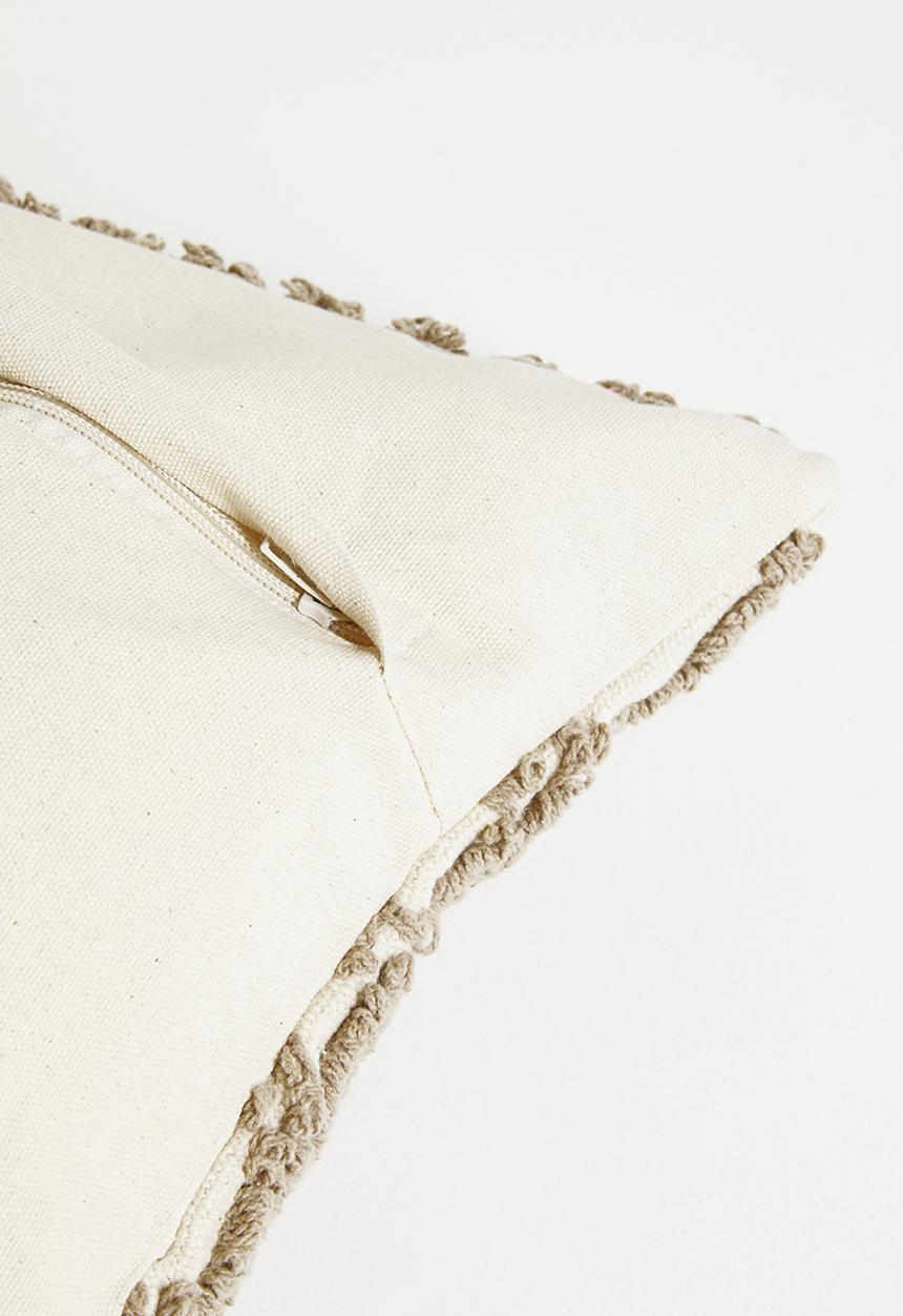 Sixth Floor - Lines embroidered cushion cover - Multi