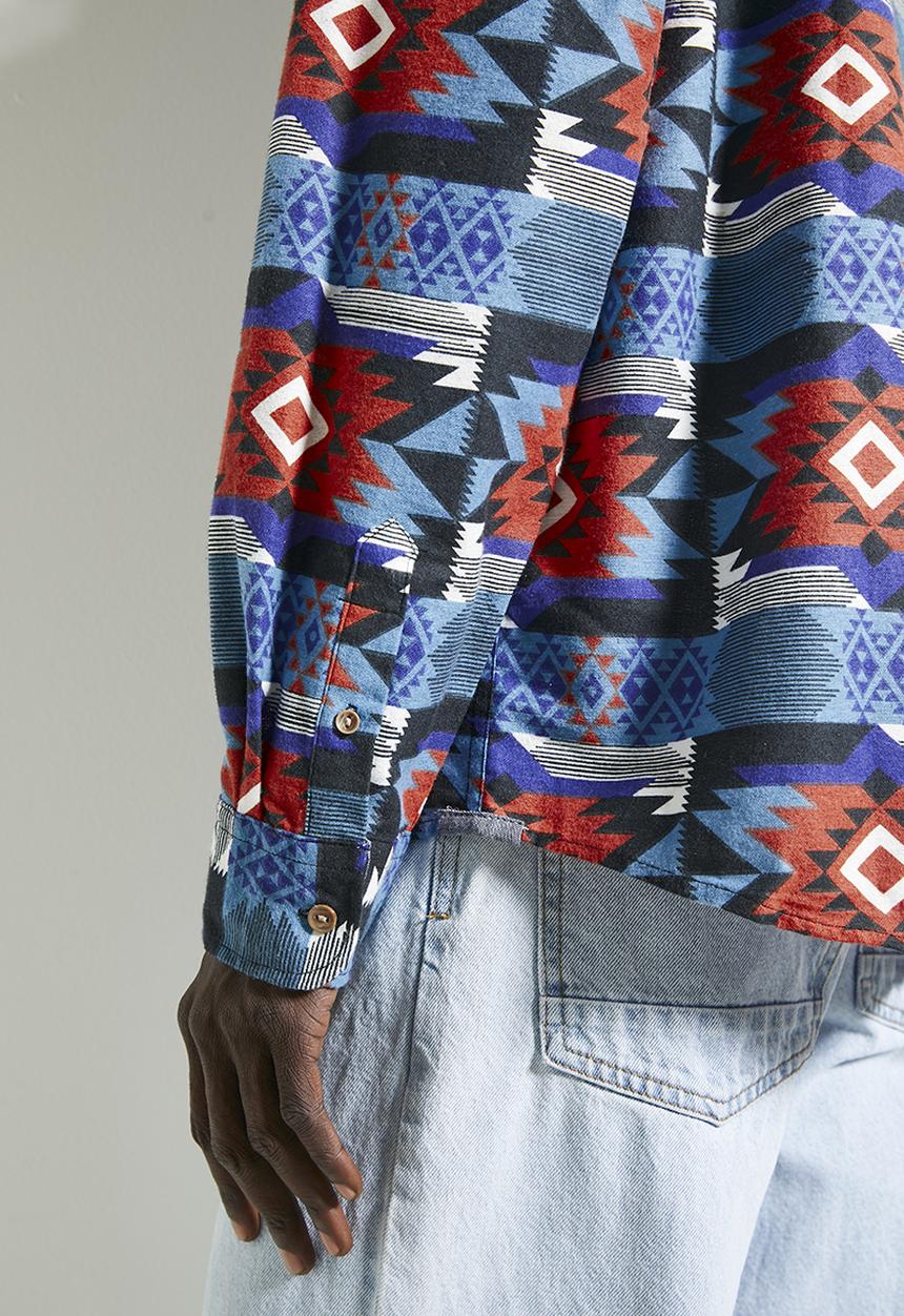 Brave Soul - Shirts - Blue Combo