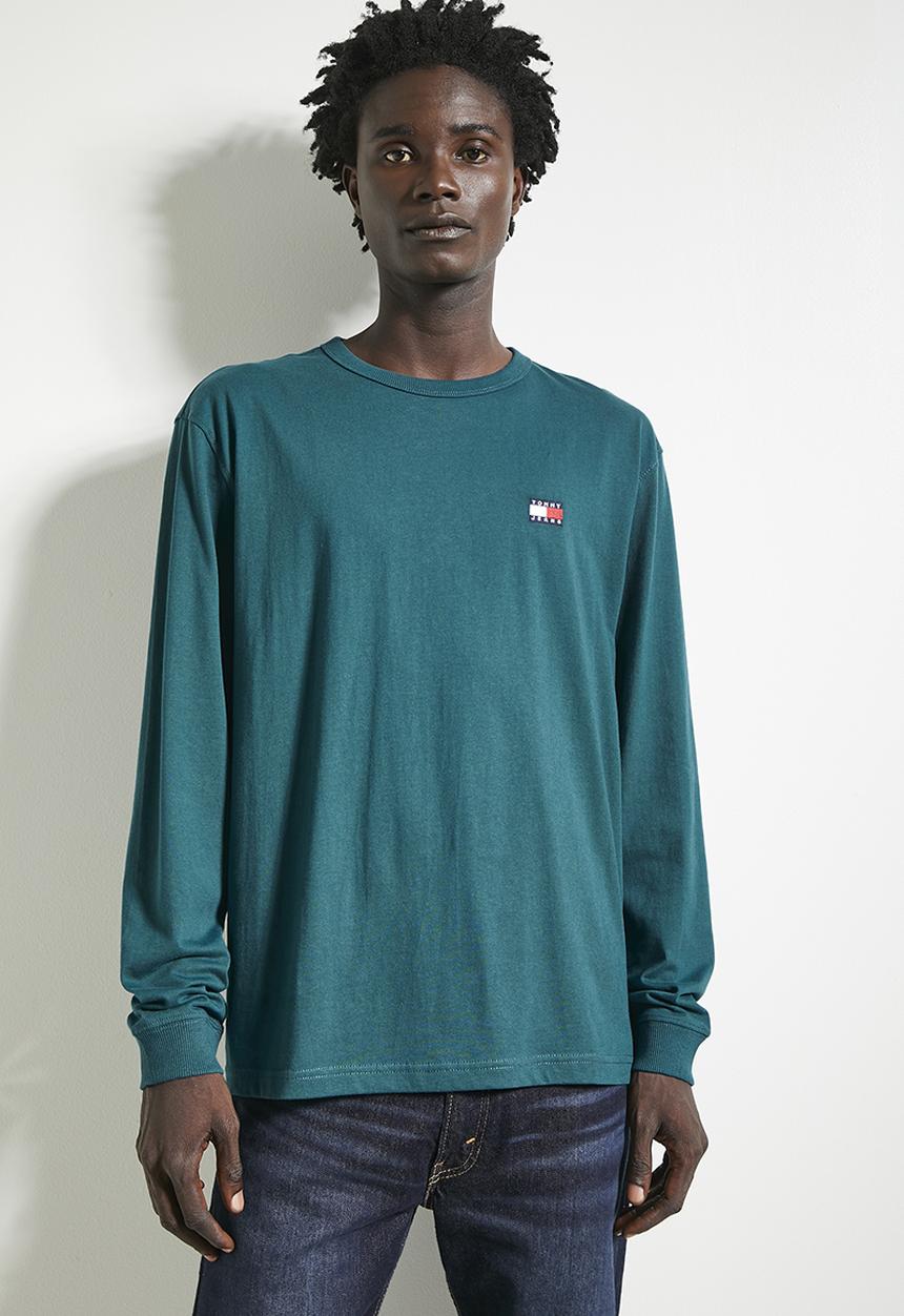 Tommy Hilfiger - Tjm Reg Badge Long sleeve Tee - Deep Seawater