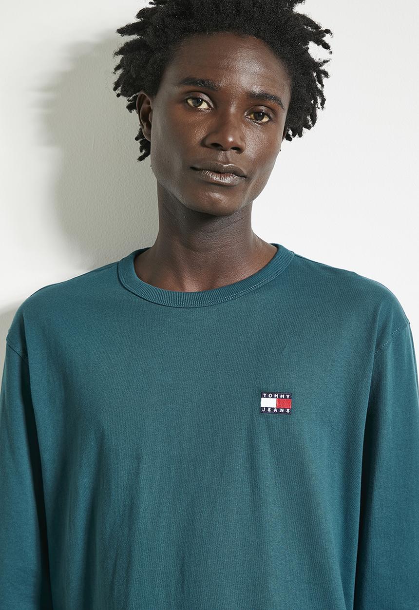 Tommy Hilfiger - Tjm Reg Badge Long sleeve Tee - Deep Seawater