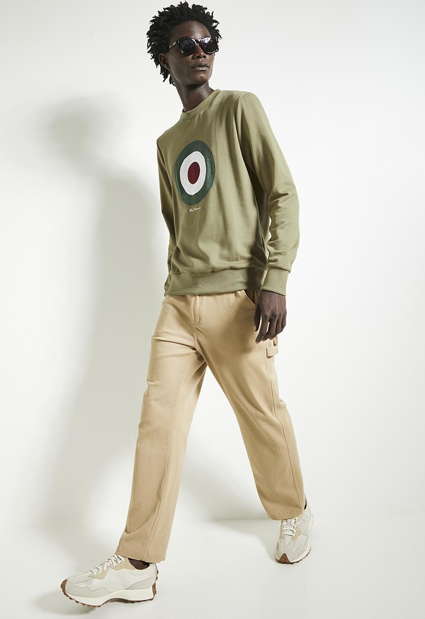Ben Sherman - Target Crew Sweater 47812 - Olive Night
