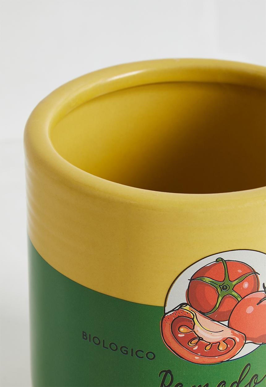 Sixth Floor - Ceramic Pomodori Utensil Holder - Multi