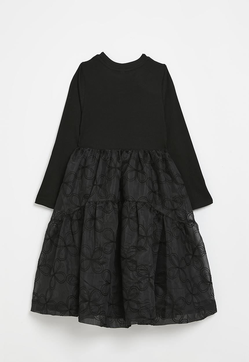 Pop Candy - Combo dress-black