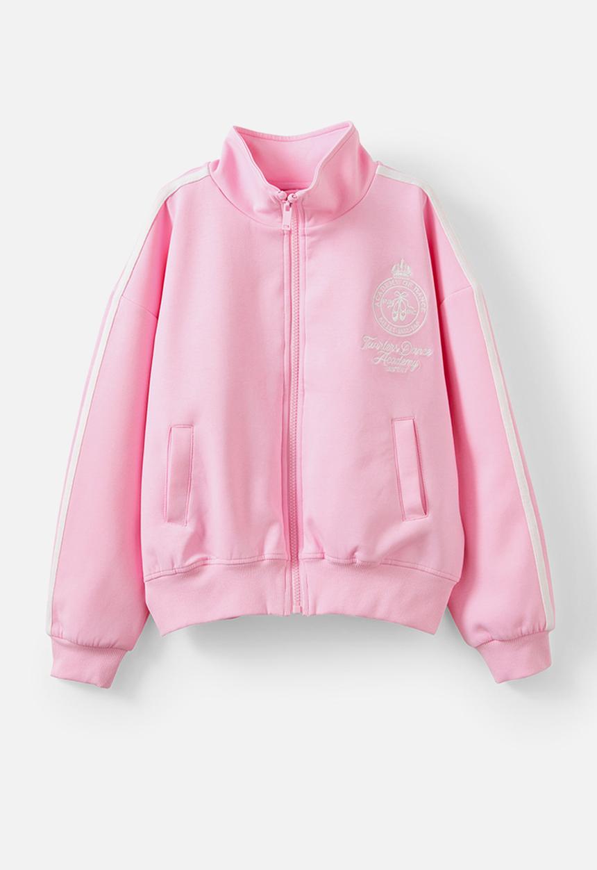 Cotton On - Active long sleeve zip through - fairy pink