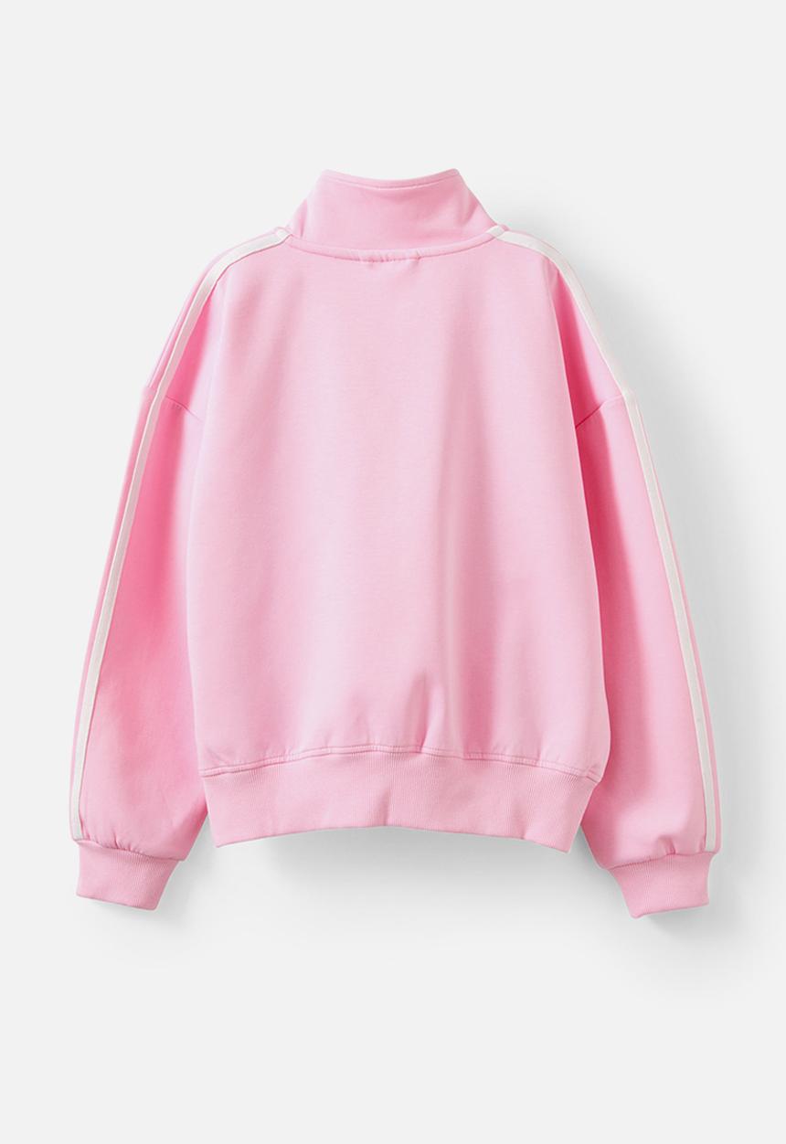 Cotton On - Active long sleeve zip through - fairy pink