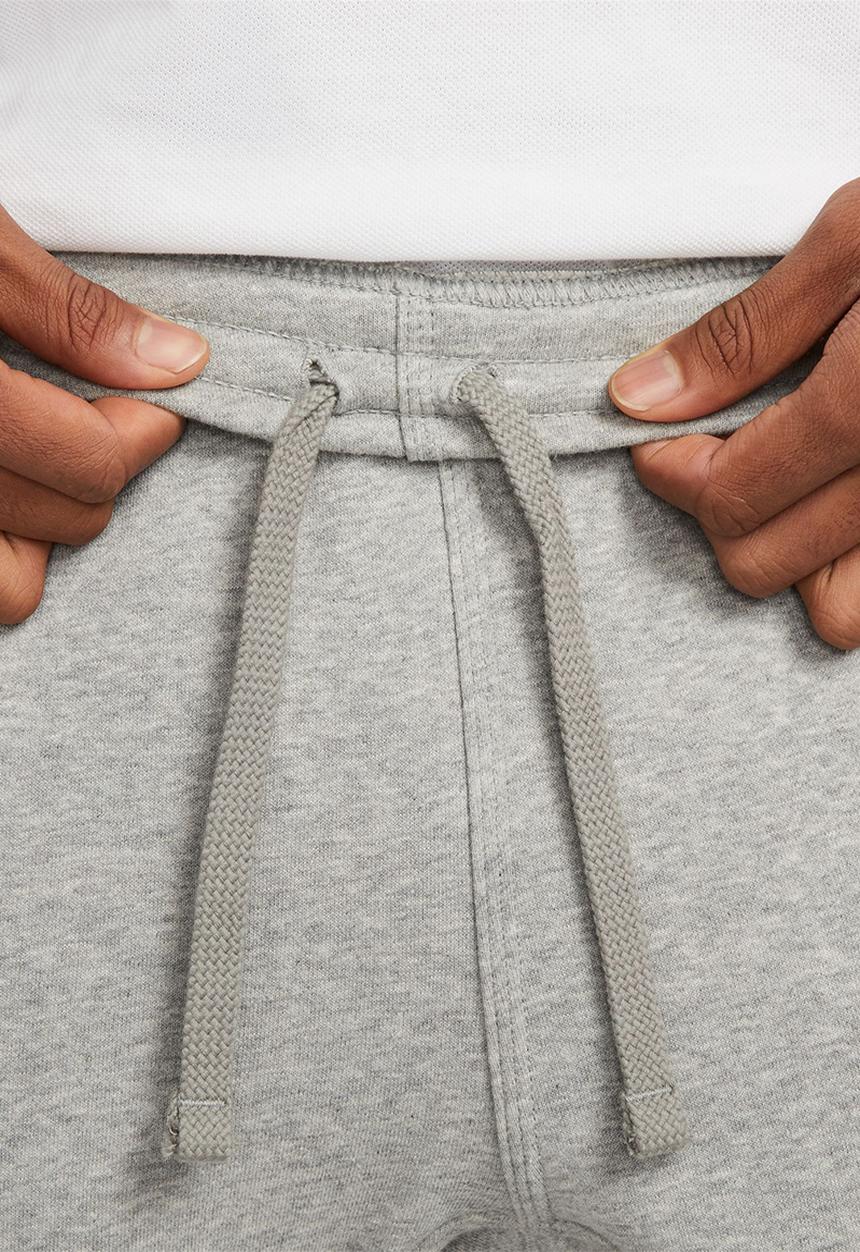 Nike - NSW Club Fleece Taper Pant - Dark Grey Heather/ White