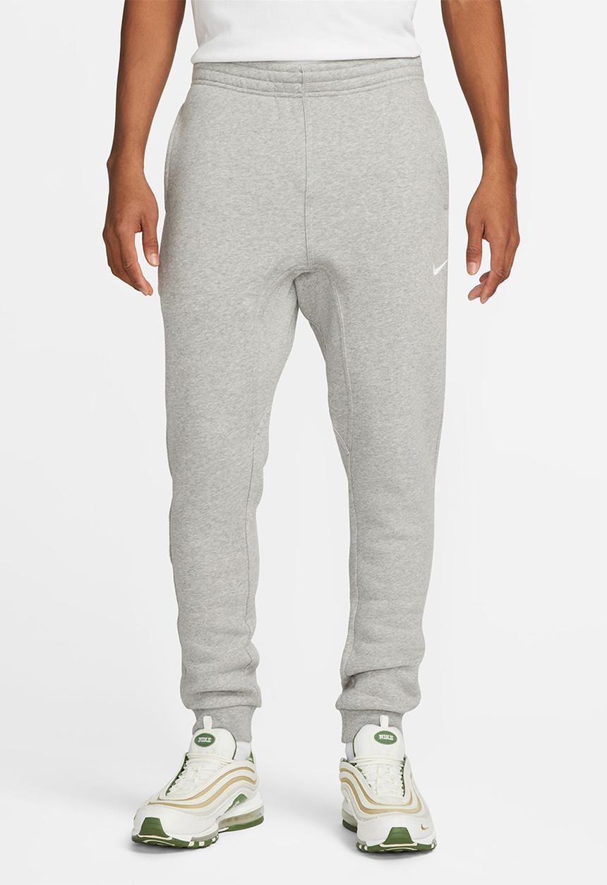 Nike - NSW Club Fleece Taper Pant - Dark Grey Heather/ White