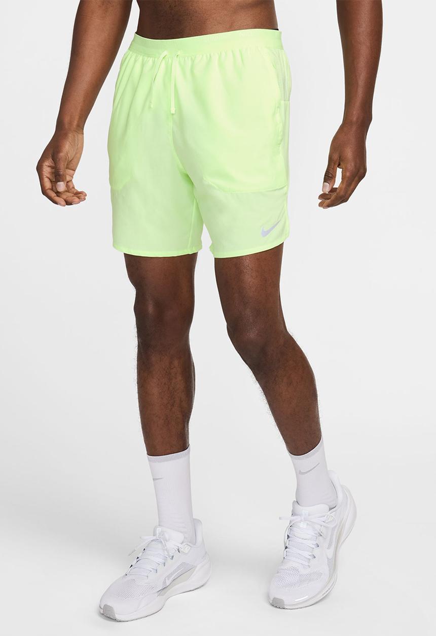 Nike - Dri-FIT 18cm (approx.) Brief-Lined Running Shorts - Volt/Barely Volt