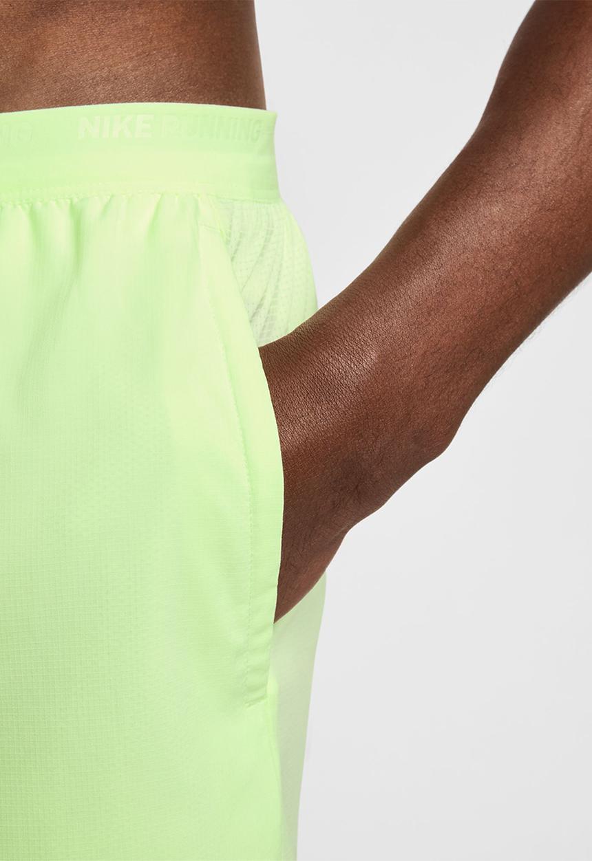 Nike - Dri-FIT 18cm (approx.) Brief-Lined Running Shorts - Volt/Barely Volt