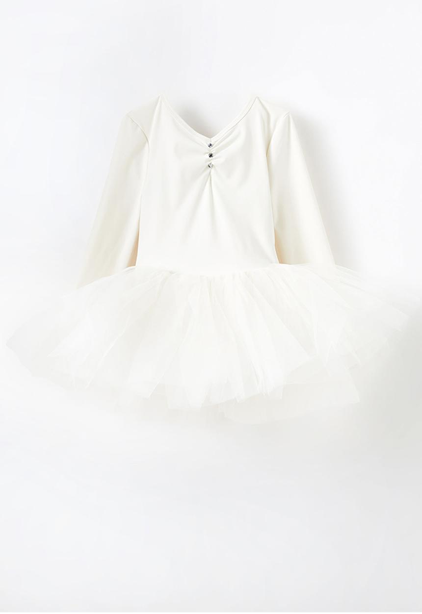 Cotton On - Evie long sleeve tutu - dark vanilla
