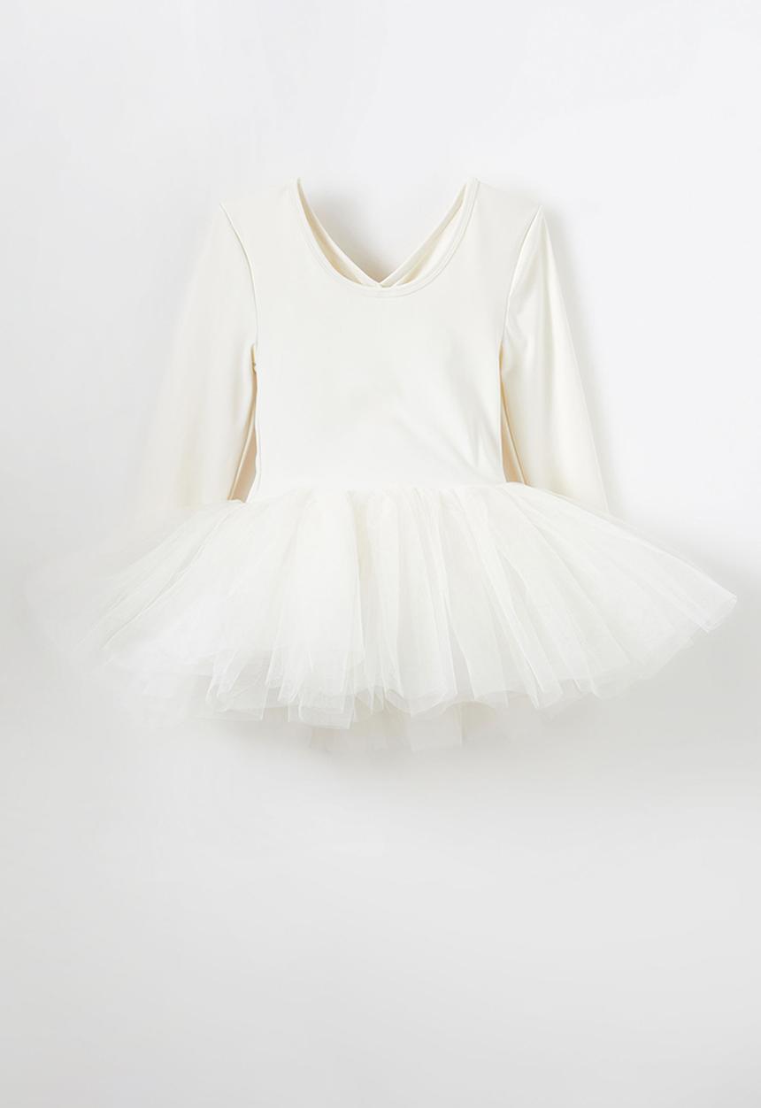 Cotton On - Evie long sleeve tutu - dark vanilla