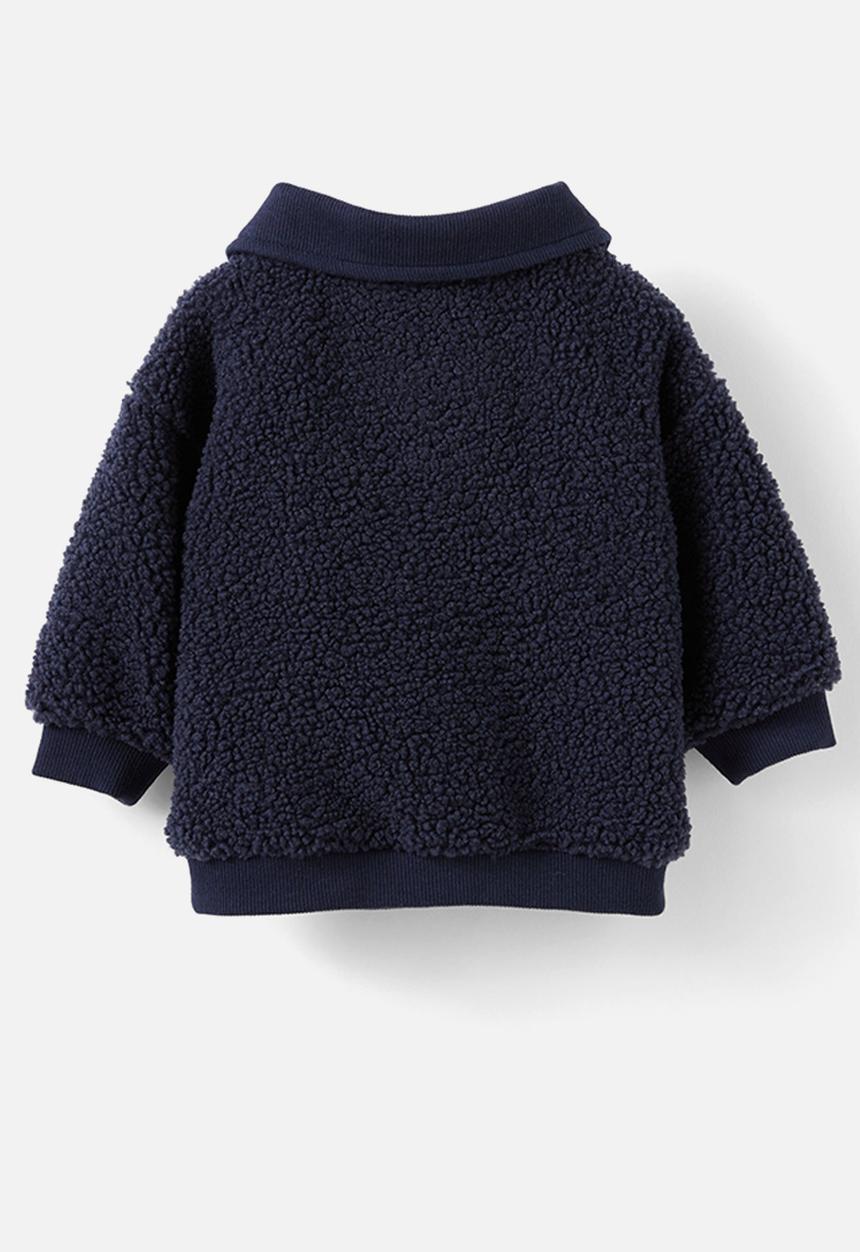 Cotton On - Teddy fleece sweater - navy ink