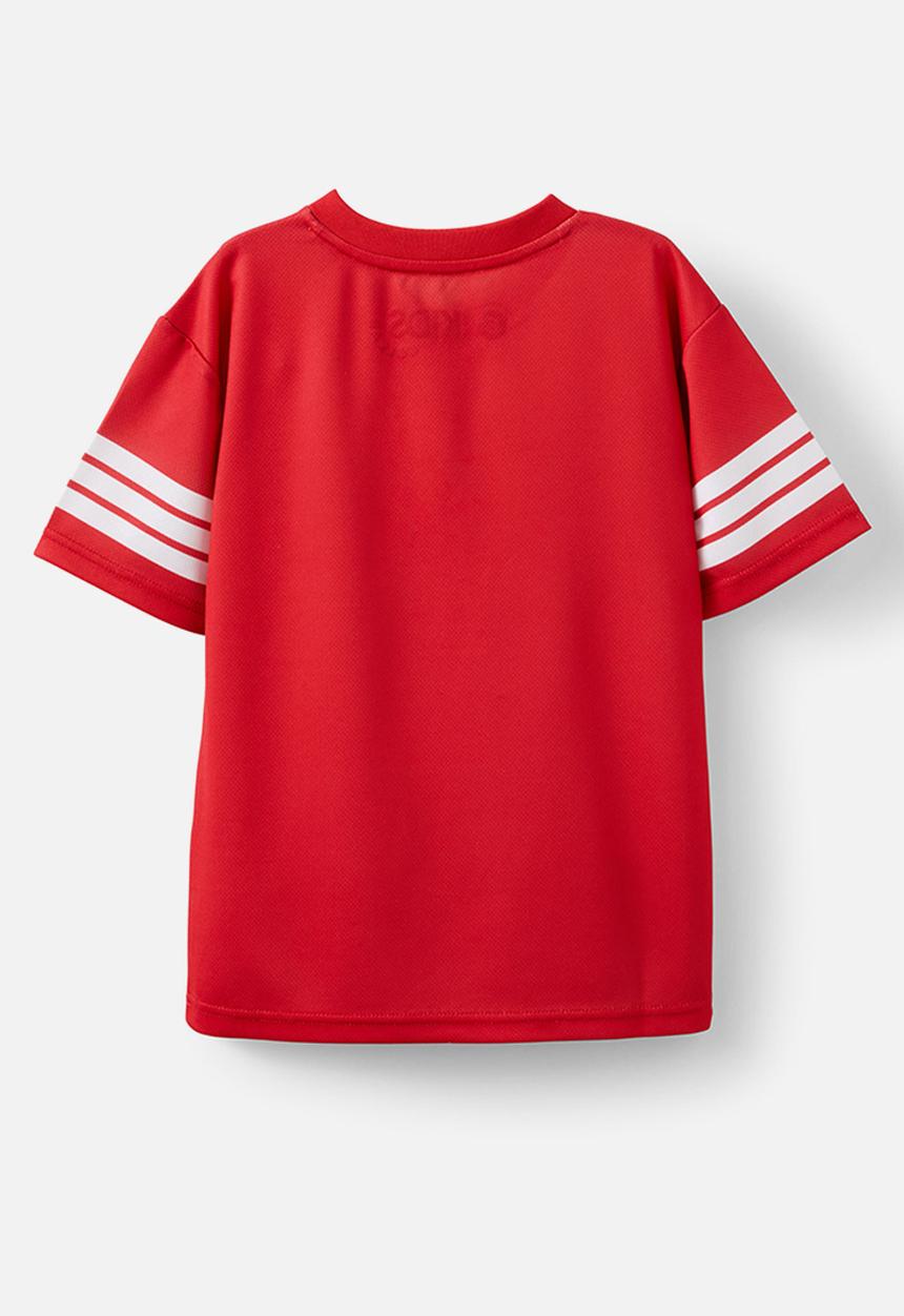 Cotton On - Lewi short sleeve sports tee - varsity red/ 72