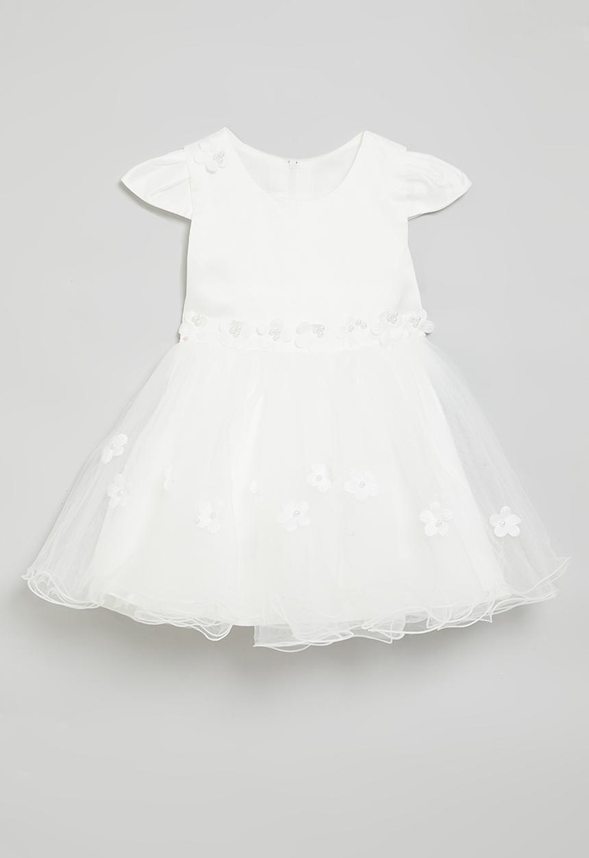Pop Candy - Combo dress-white