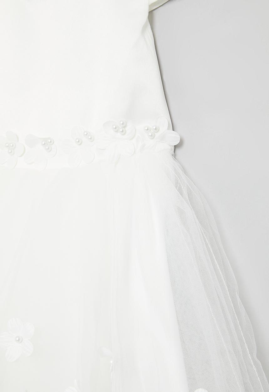 Pop Candy - Combo dress-white
