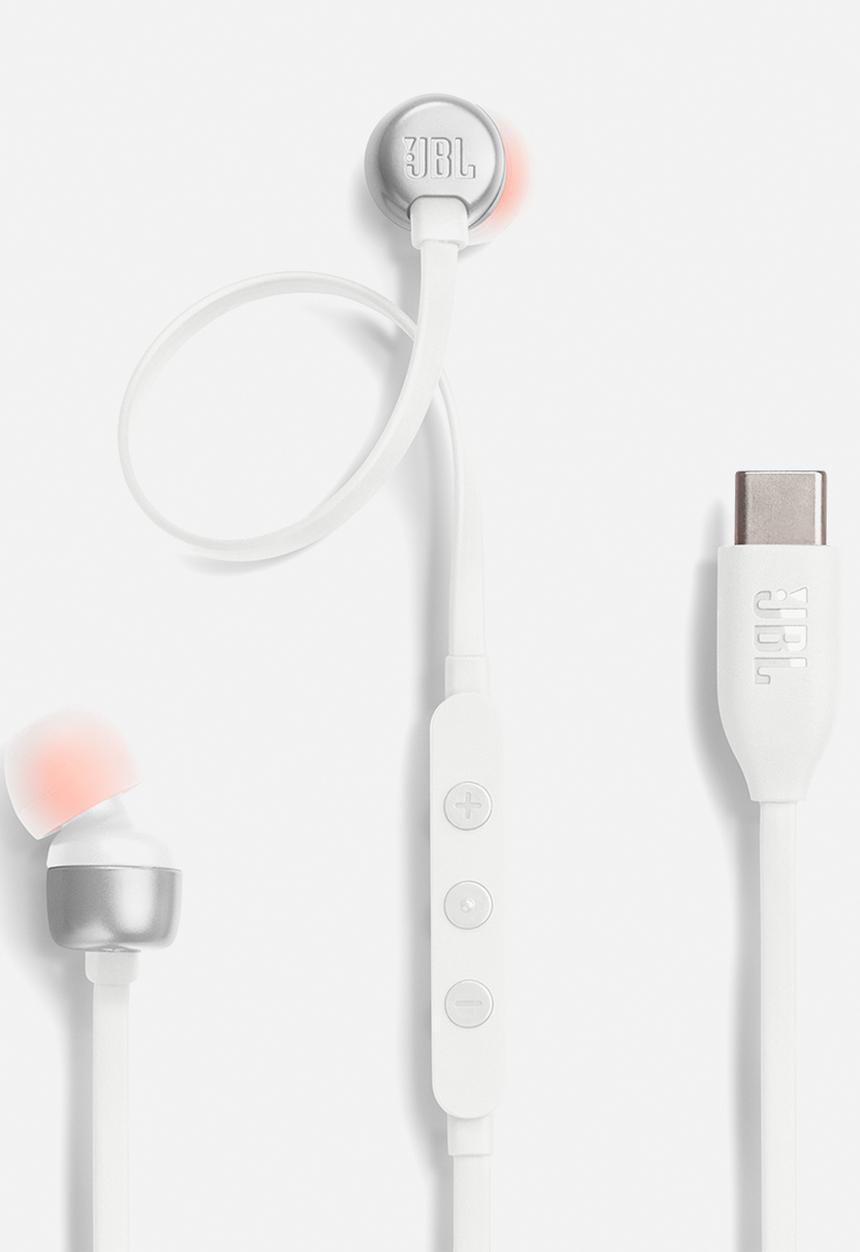 JBL - T310C USB-C In-Ear Headphones - White