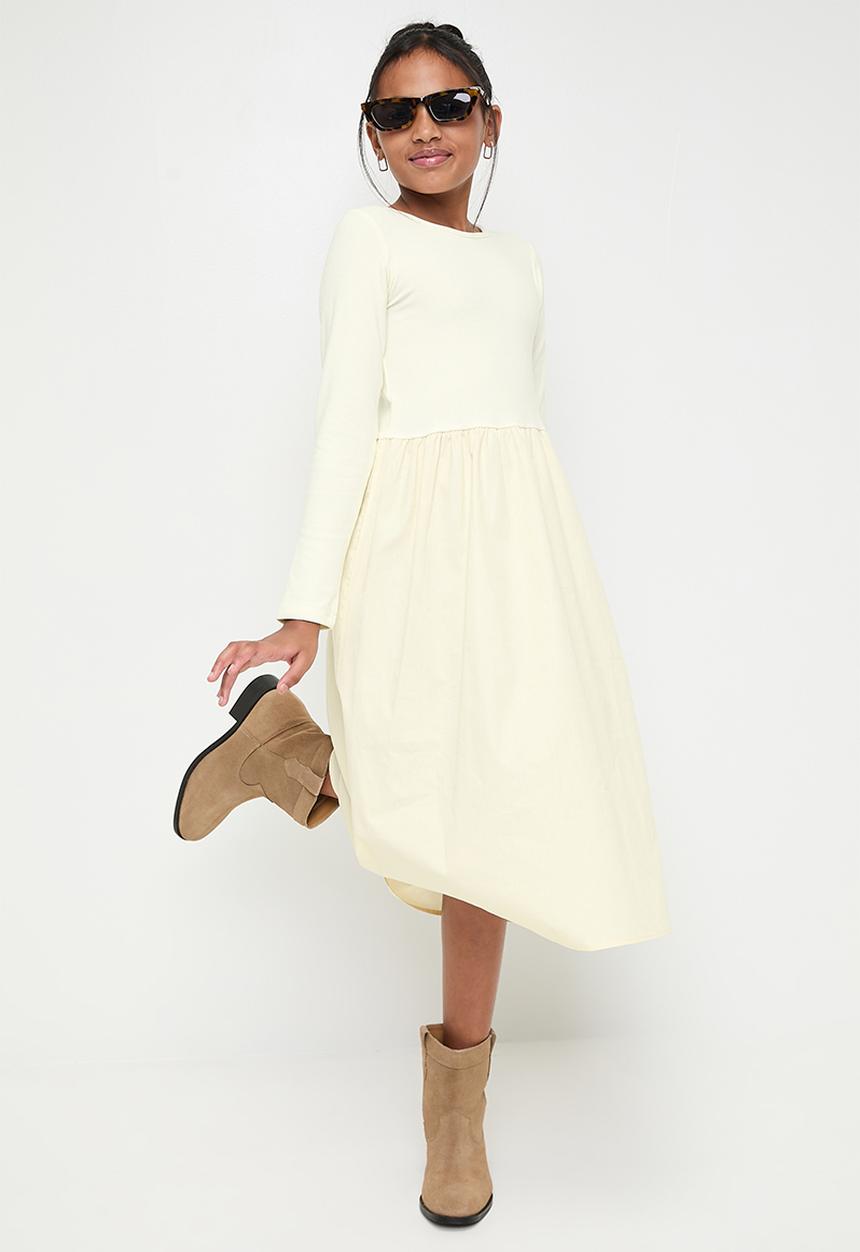 Pop Candy - Long sleeve dress - ecru