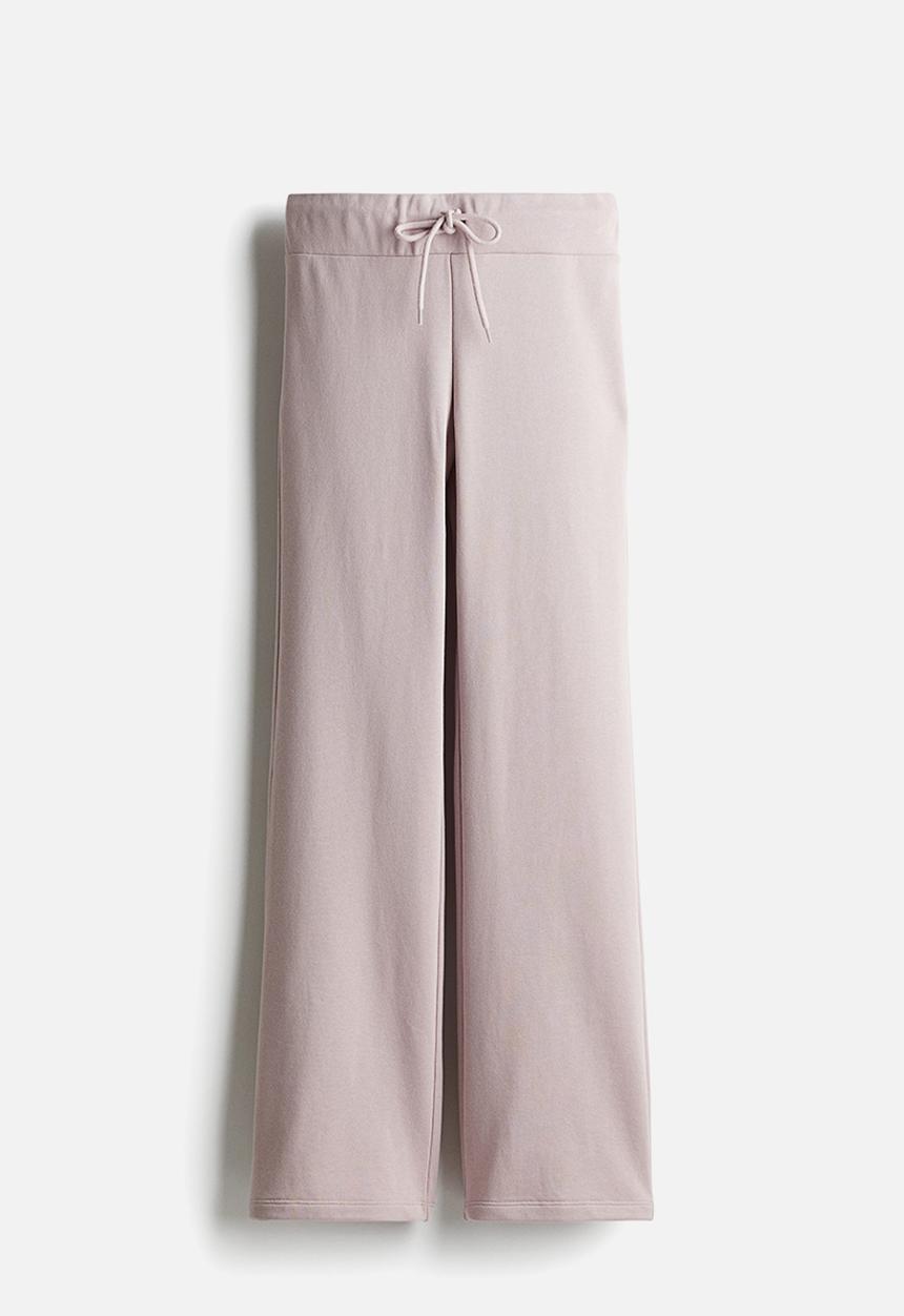 H&M - Straight joggers - light dusty pink