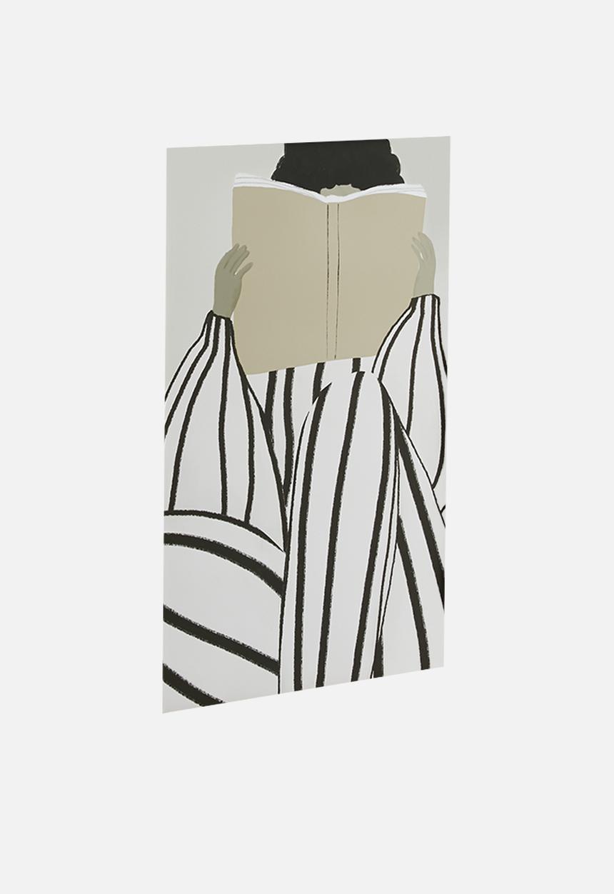 MJ Design Studio - Reading Women Wall Art