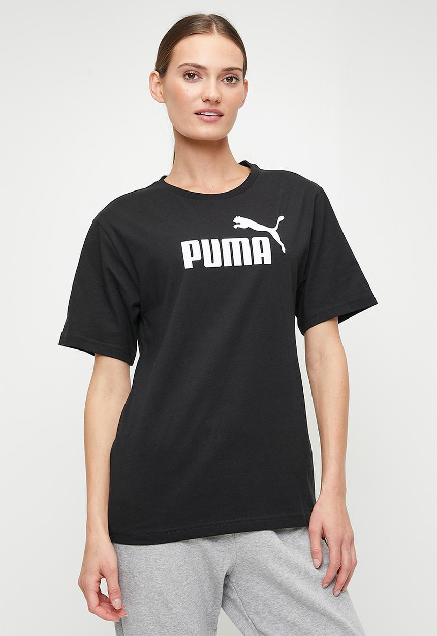 PUMA - Ess No. 1 Logo Relaxed Tee W - Puma Black
