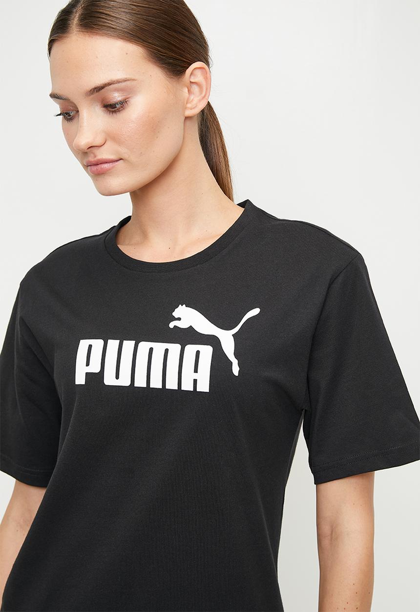 PUMA - Ess No. 1 Logo Relaxed Tee W - Puma Black