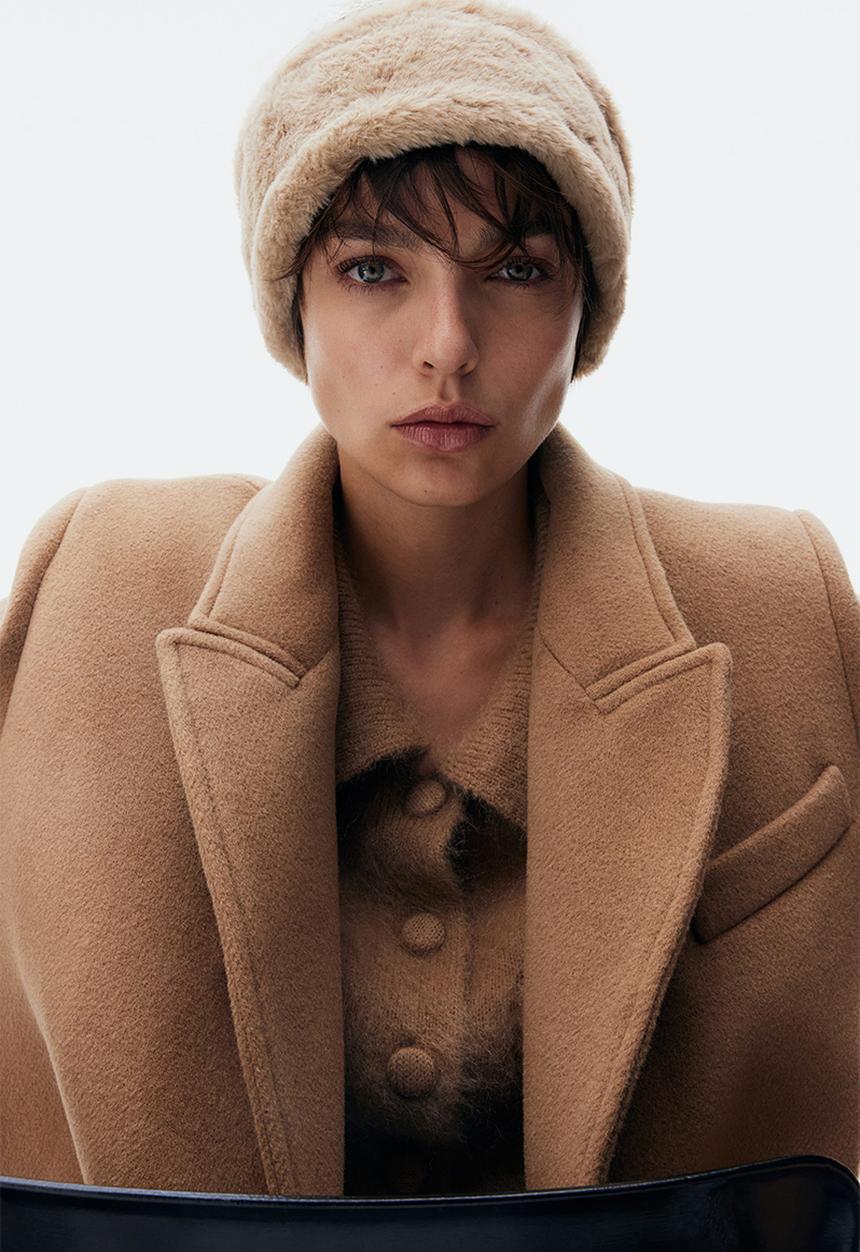 H&M - Fluffy headband - beige