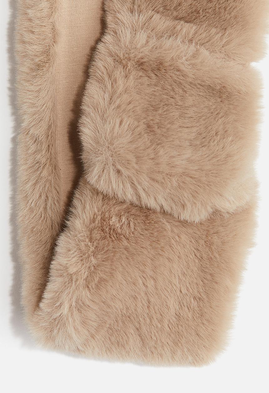 H&M - Fluffy headband - beige