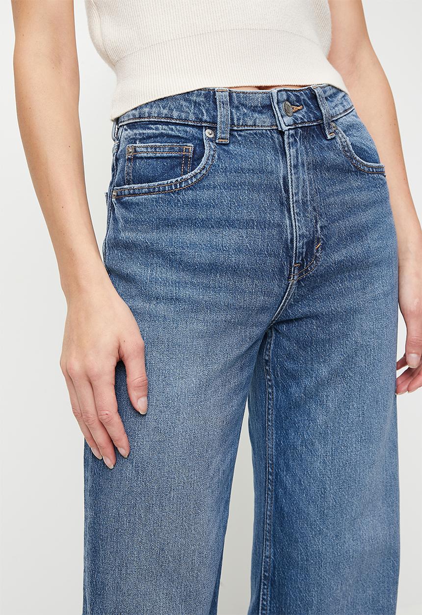 H&M - Wide jeans - blue