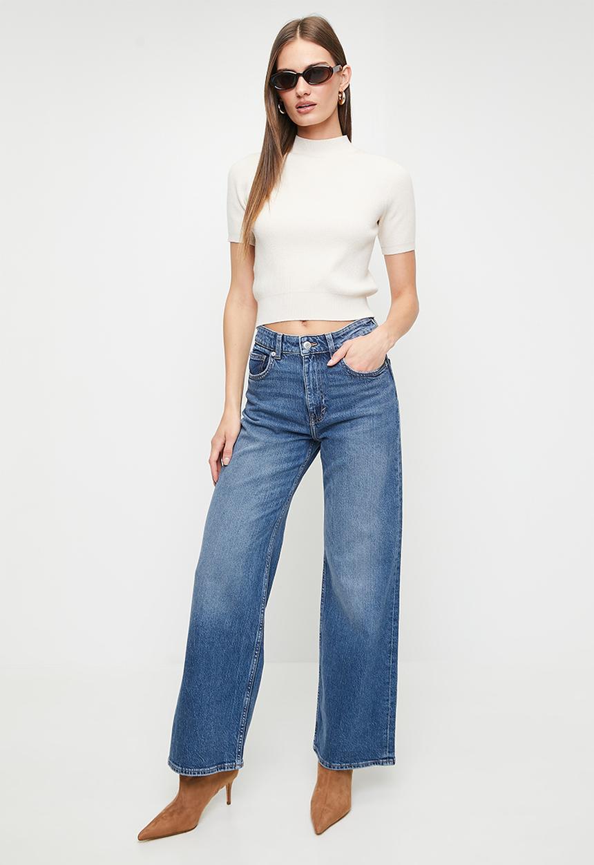 H&M - Wide jeans - blue