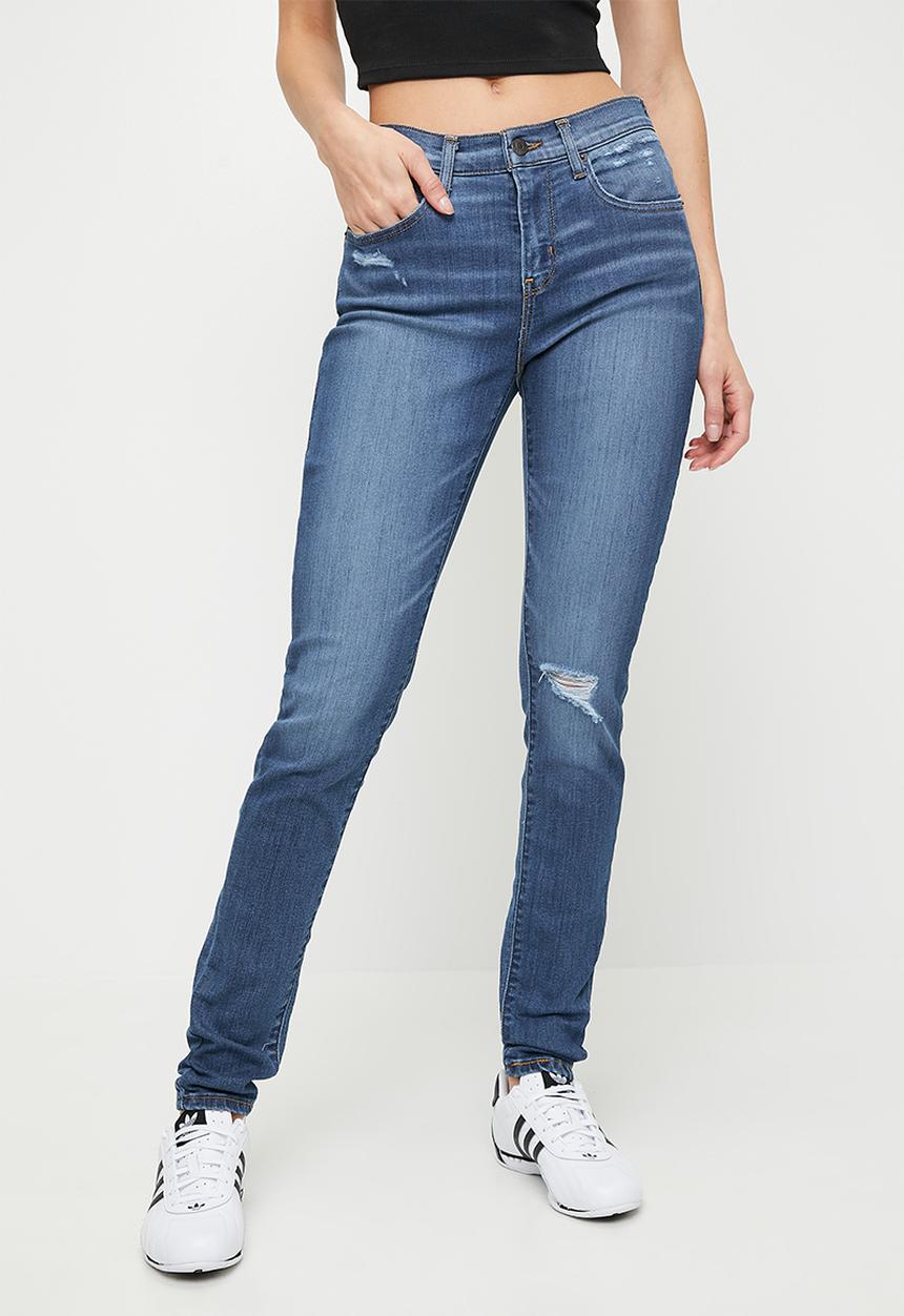 Levi’s® - Curvy Hirise Superskinny - Back To Square Blue