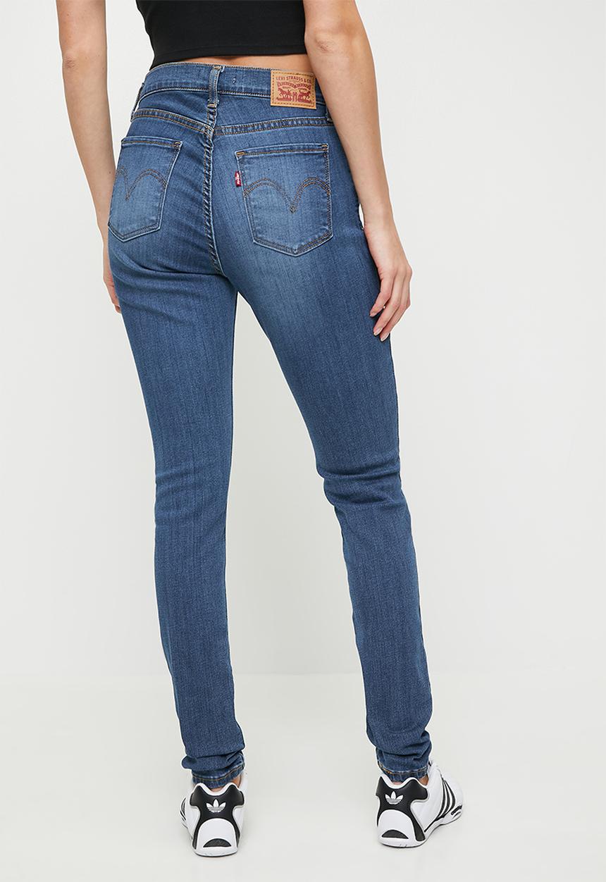 Levi’s® - Curvy Hirise Superskinny - Back To Square Blue