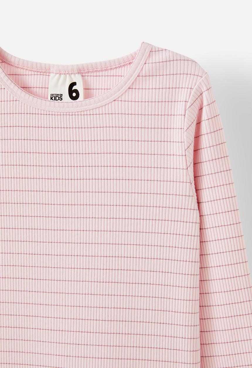 Cotton On - Jade crew - tea party pink/sparkle