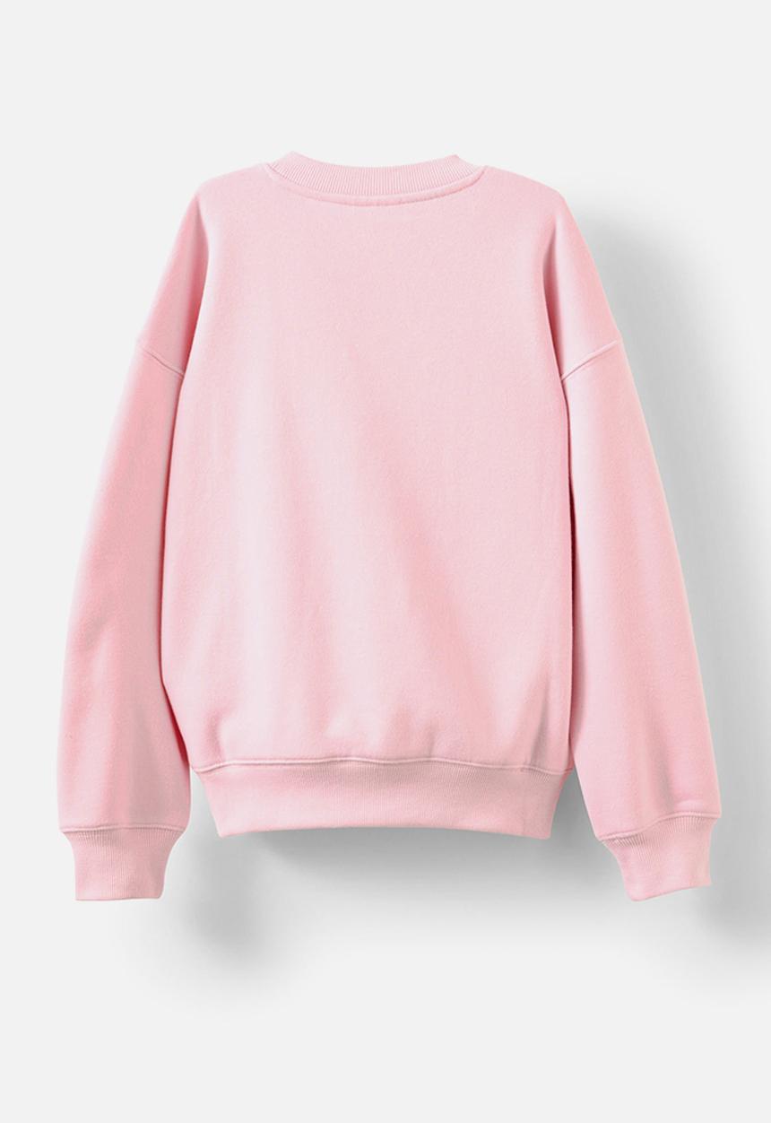Cotton On - License sammy oversized crew - lcn dis snow white /blush pink