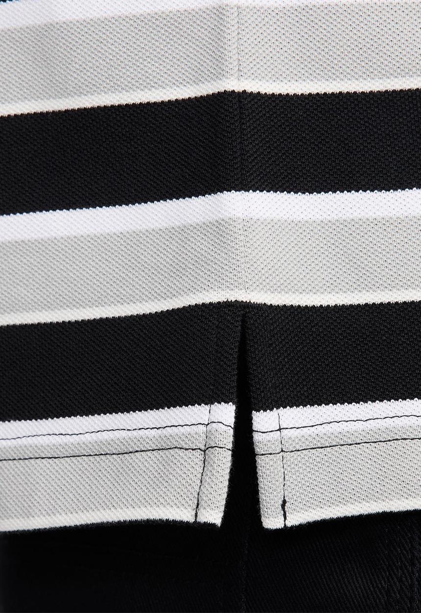 Nike - Club Striped Polo - Black/White