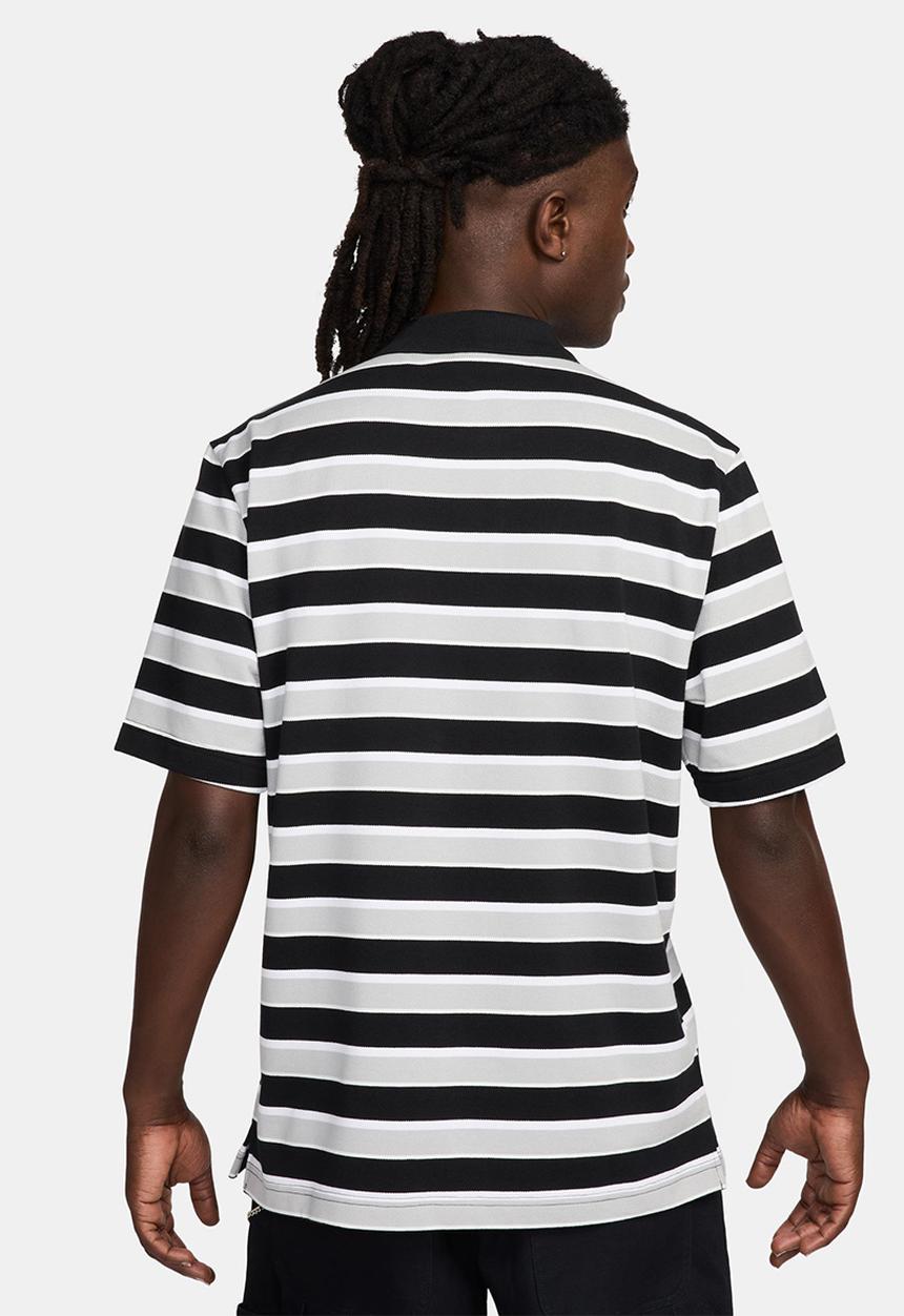 Nike - Club Striped Polo - Black/White