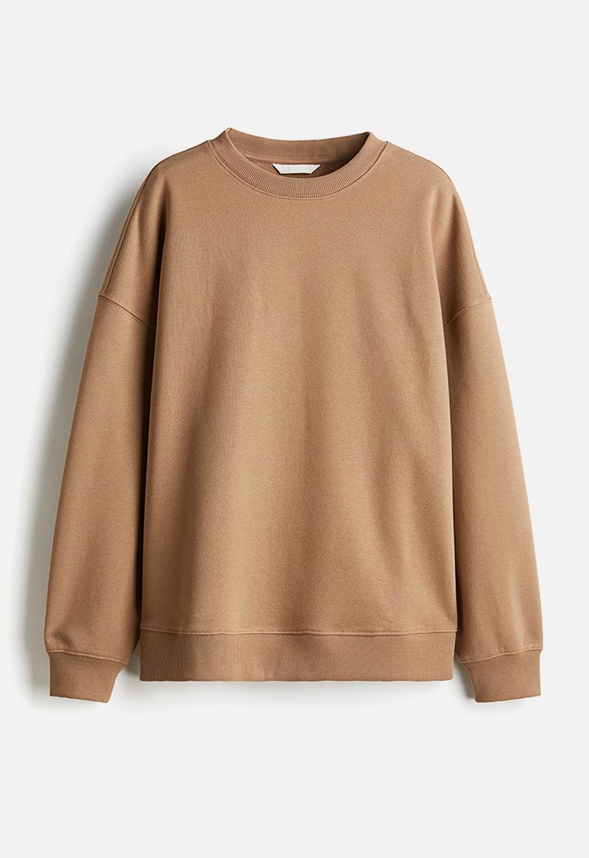 H&M - Oversized sweatshirt - dark beige