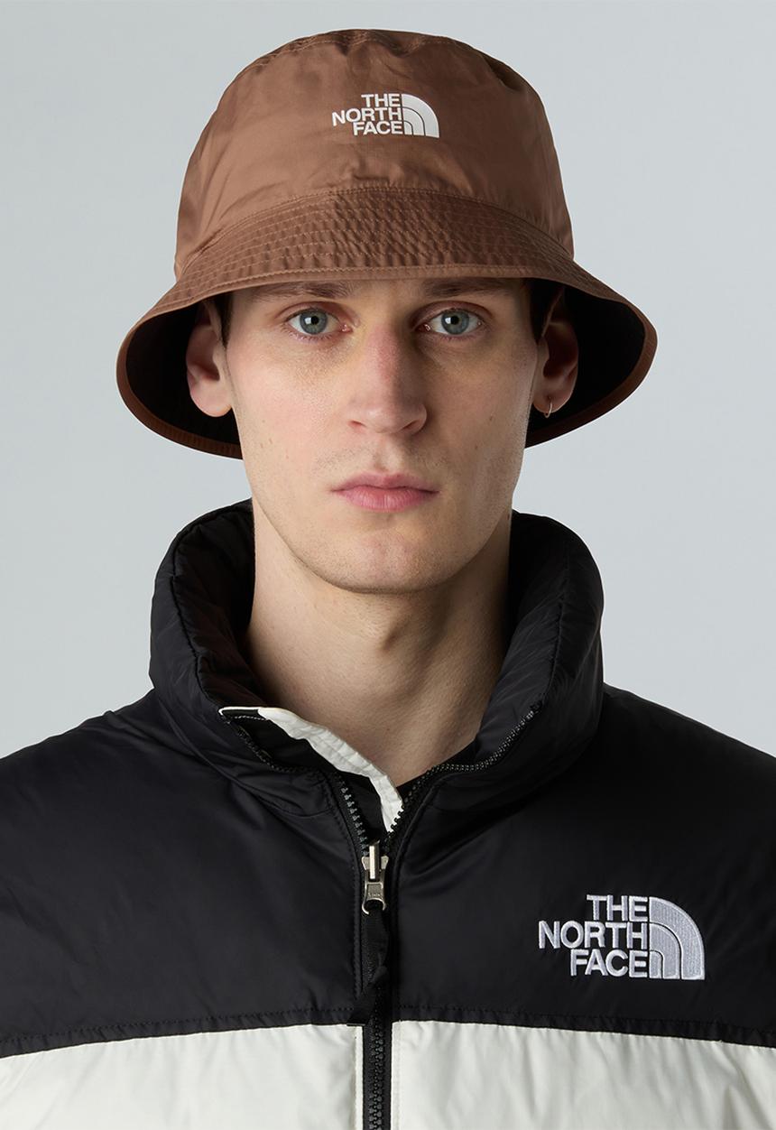 The North Face - Sun Stash Hat - Latte-TNF Black