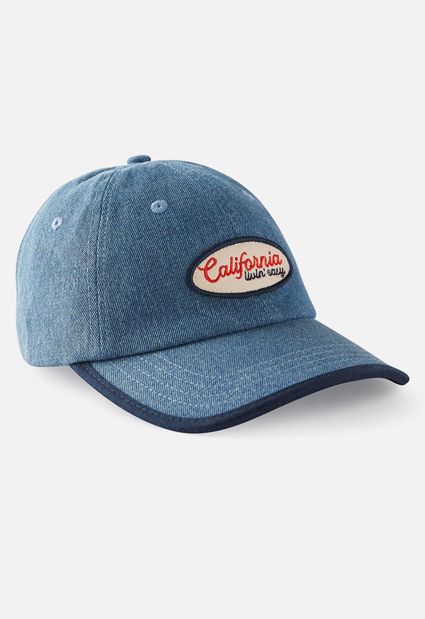 Rubi - Classic dad cap- california livin easy/mid blue