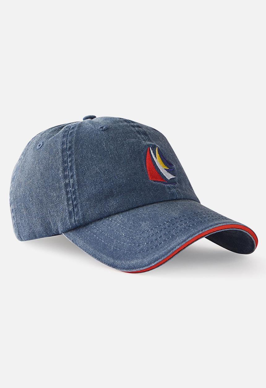 Rubi - Classic dad cap- sail boat/navy
