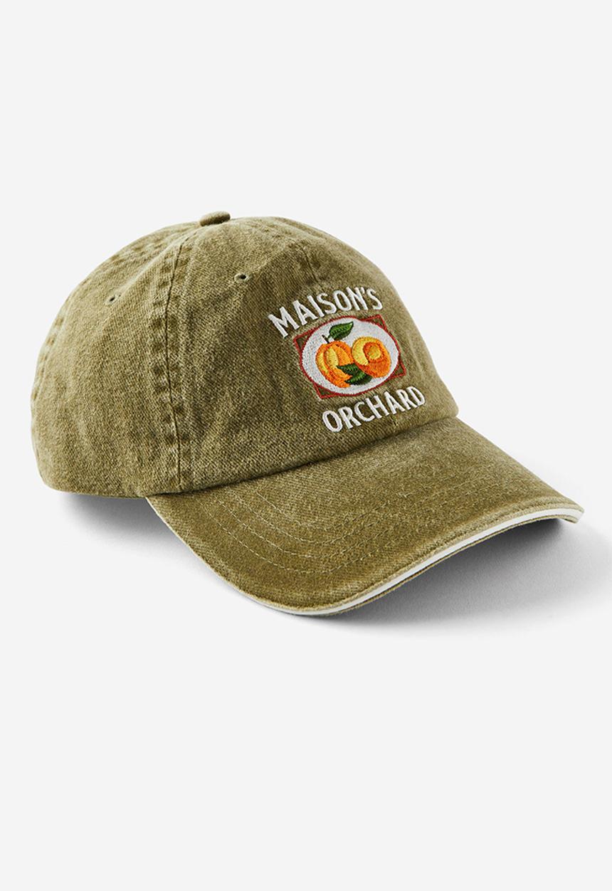Rubi - Classic dad cap- peach orchard/green