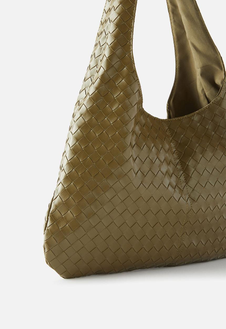 Rubi - Ava tote bag- cactus green woven