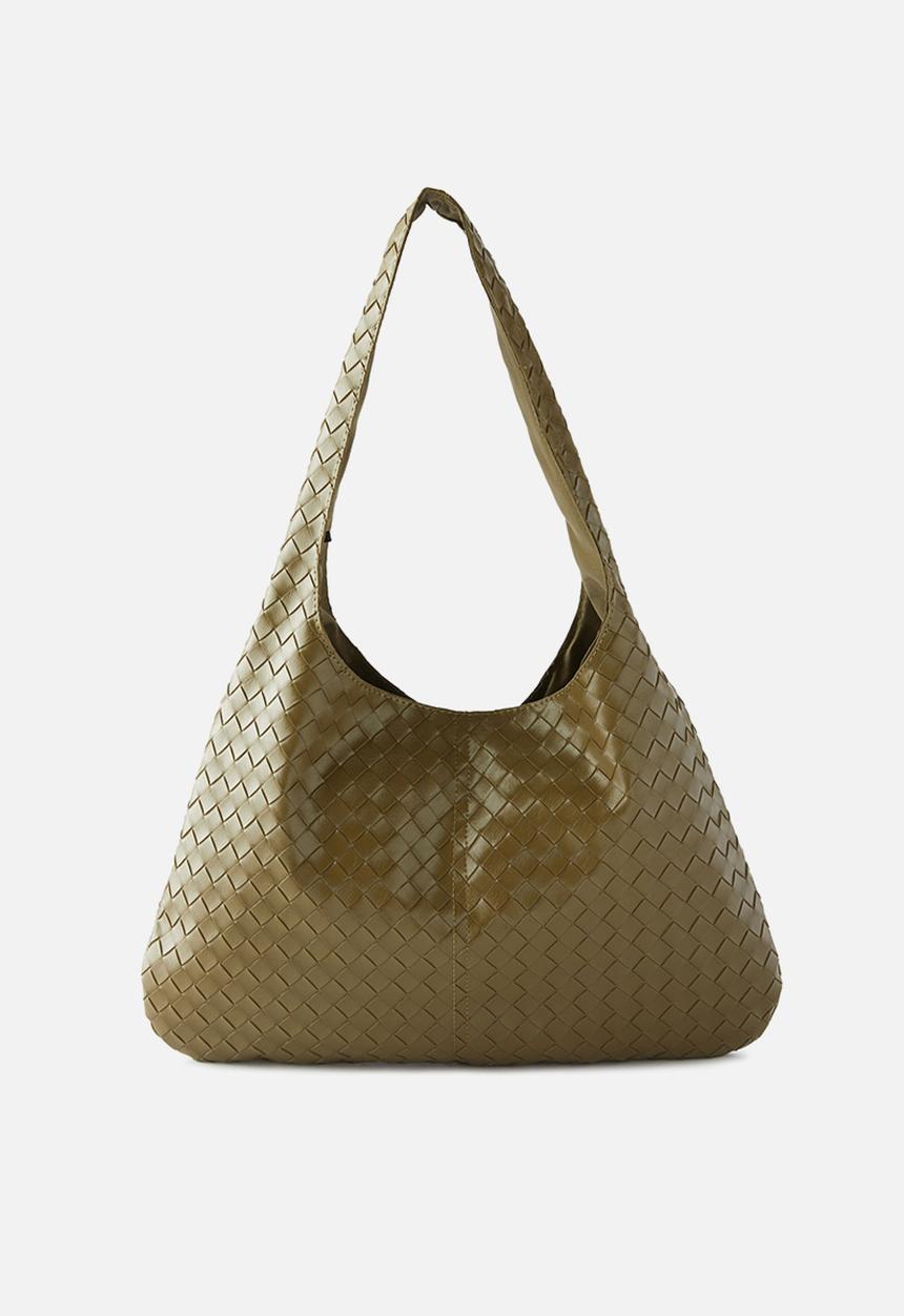 Rubi - Ava tote bag- cactus green woven